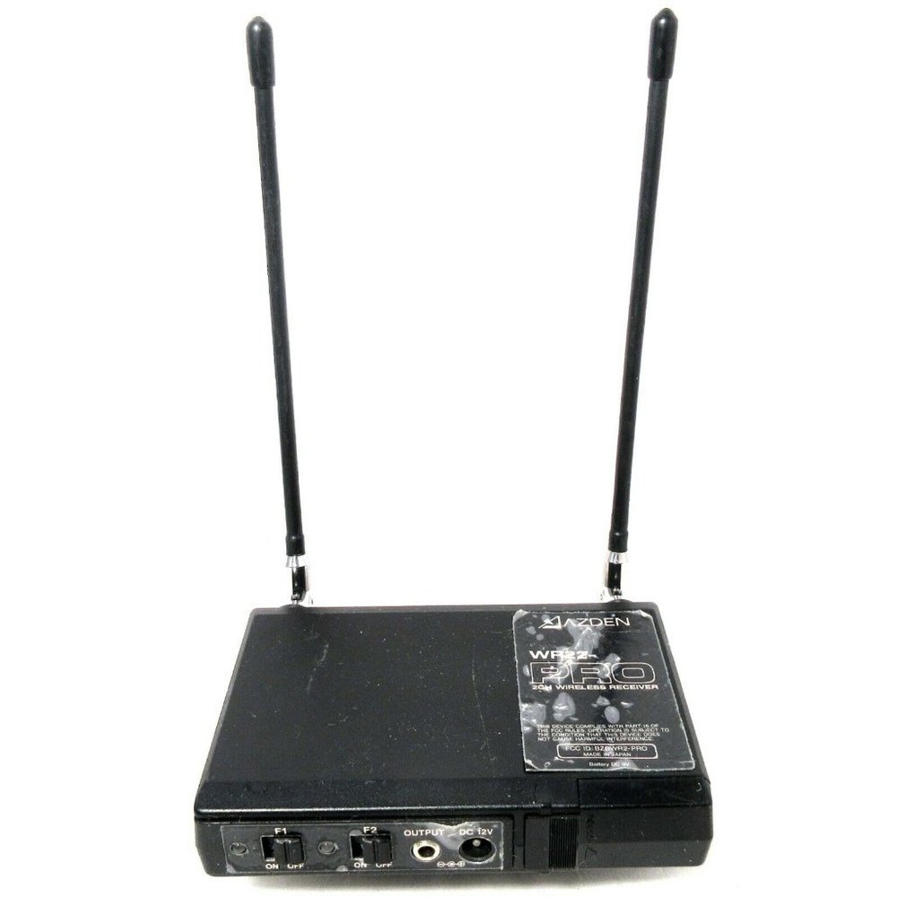 Azden 2CH Wireless Receiver WR22-Pro w/ Mount BZBWR2-PRO Japan